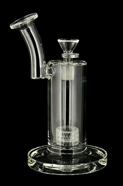 Clear Bent Neck Bubbler