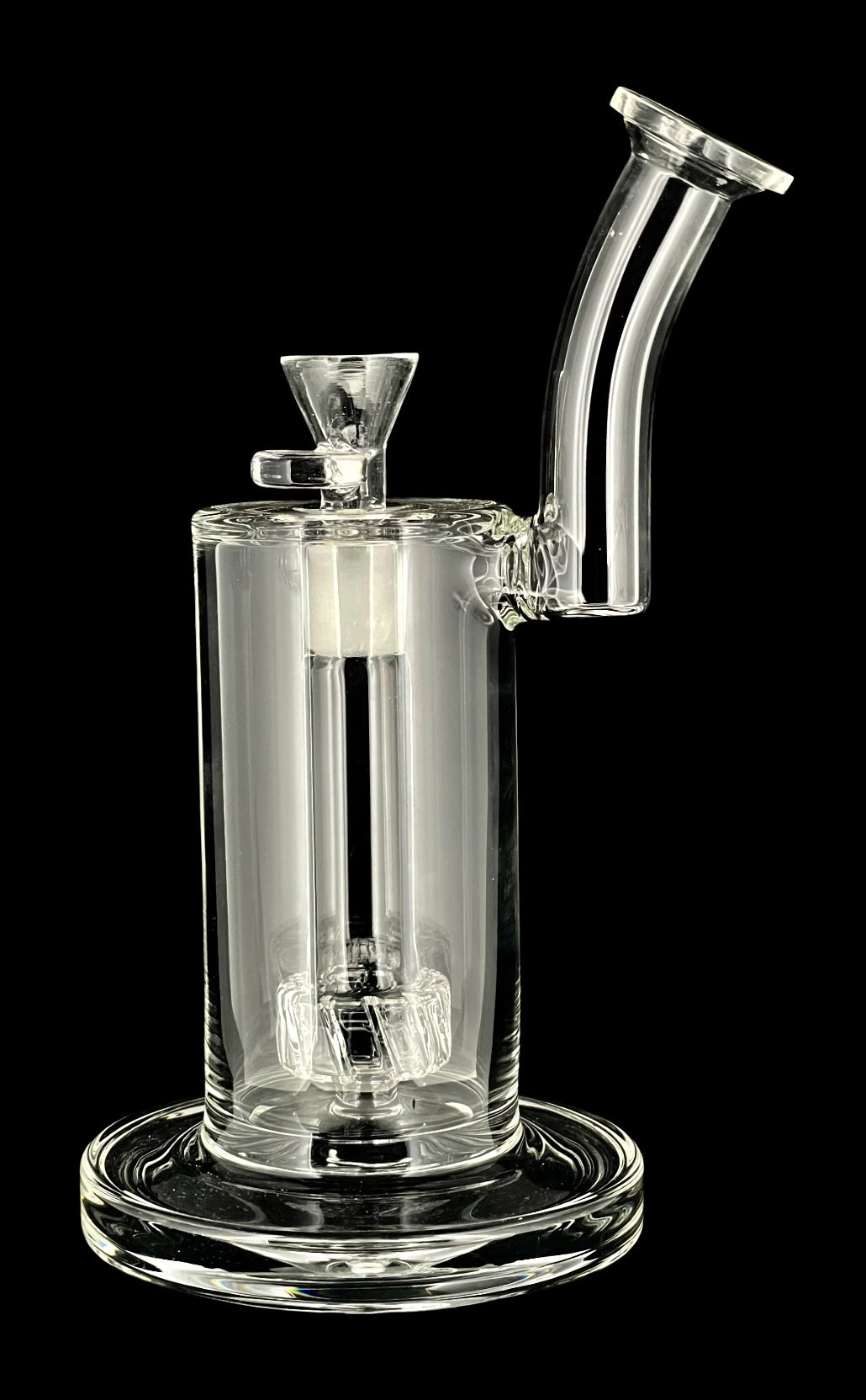 Clear Bent Neck Bubbler