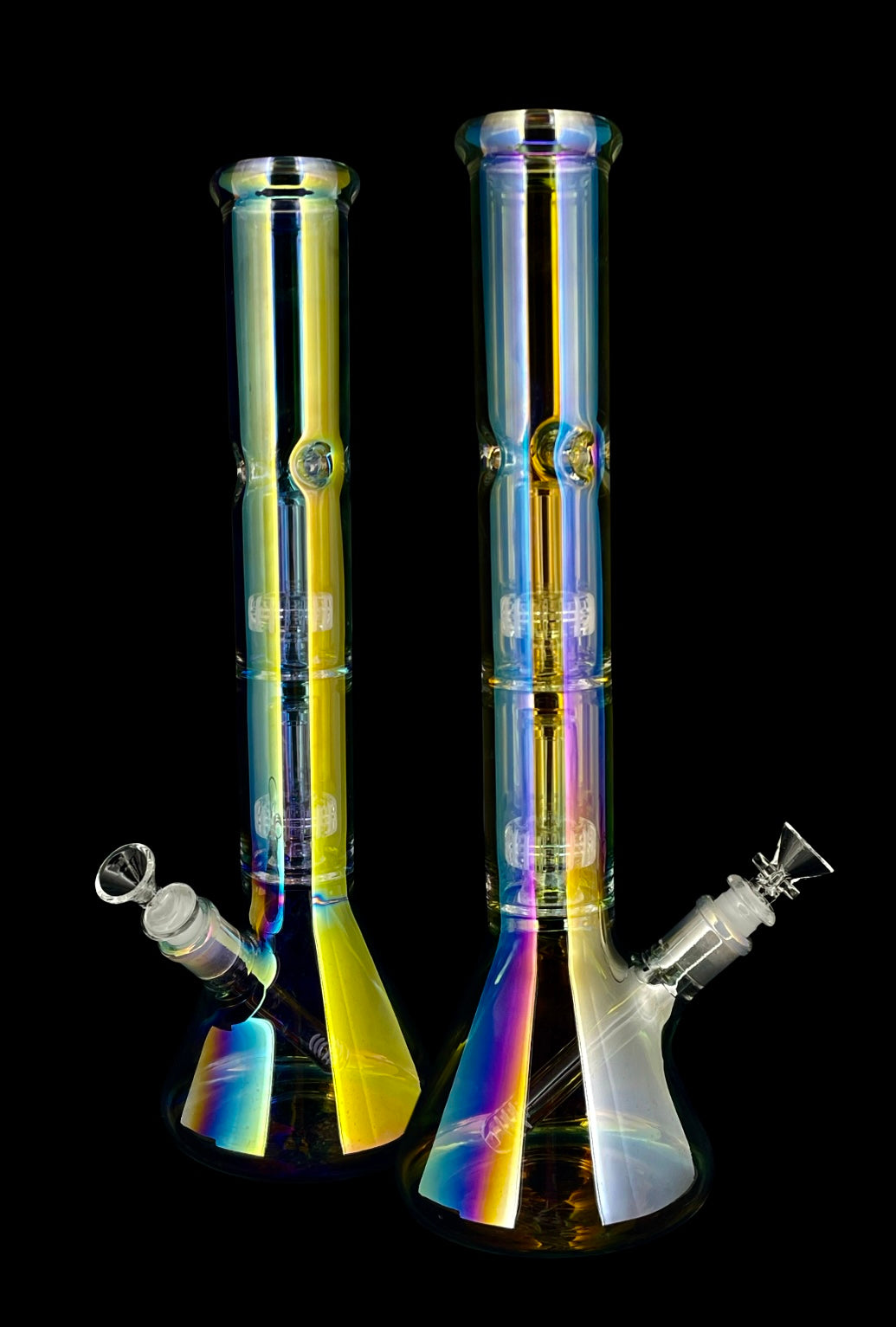 Holographic Double Perc Beaker