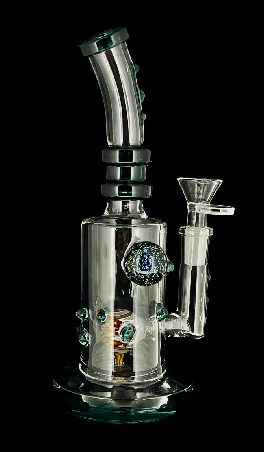 Dicro Marble Wig Wag Perc Rig