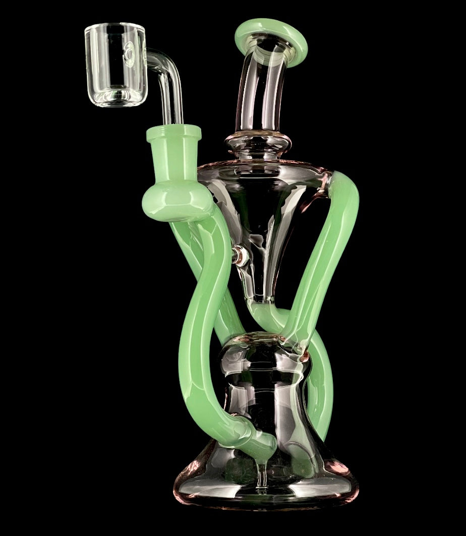 Pink and Green Recycler