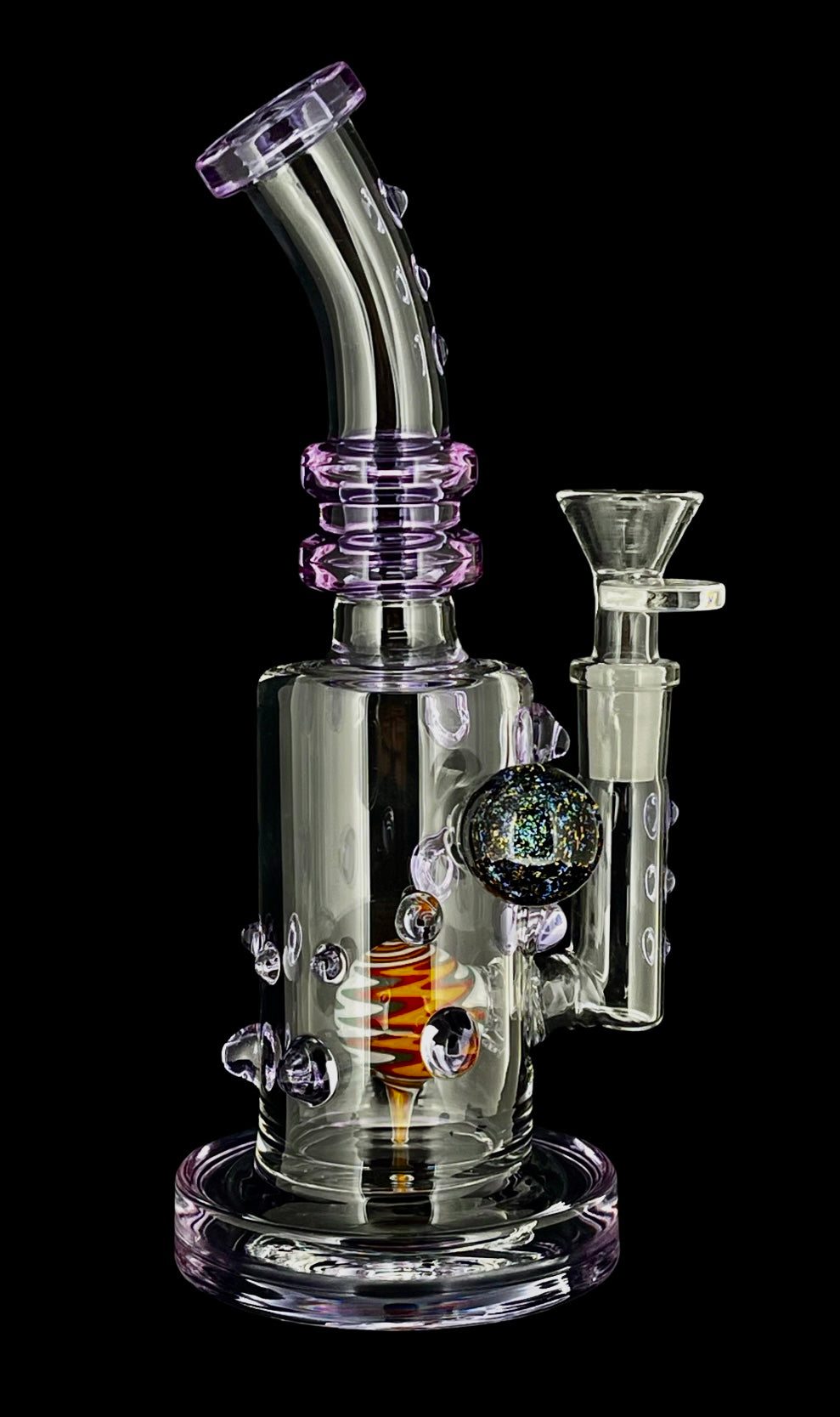 Dicro Marble Wig Wag Perc Rig