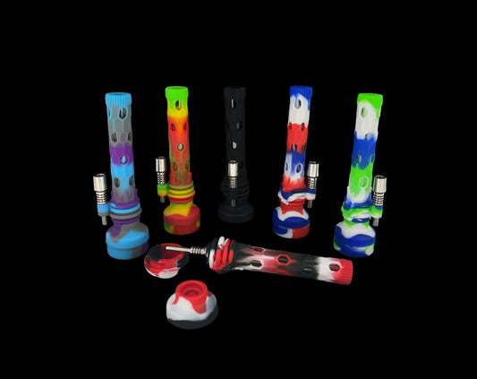Silicone Wrapped Glass Nectar Collector