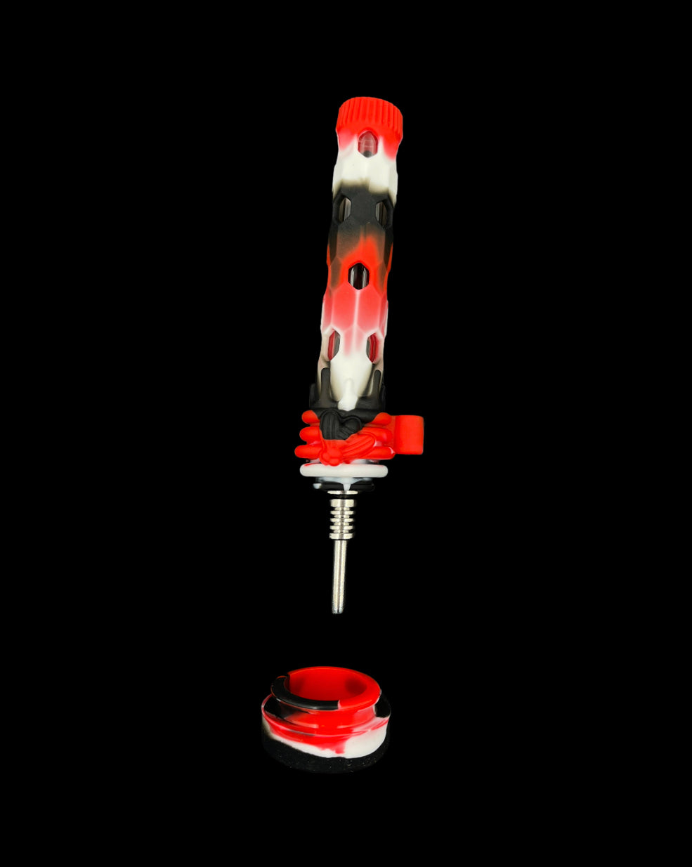 Silicone Wrapped Glass Nectar Collector