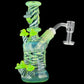 Dan Lee Glass Slime Linework Tube w/ Mushrooms