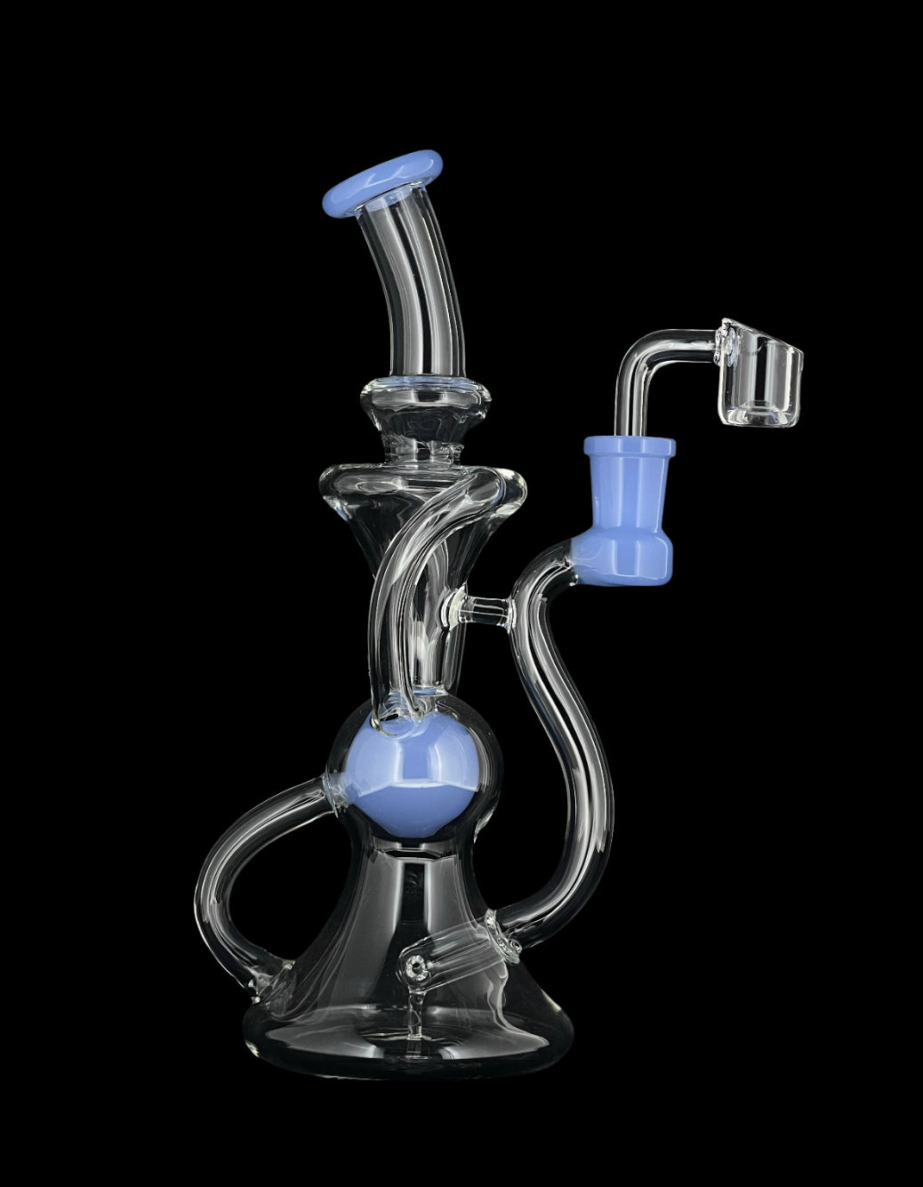 Recycler Rig w/ Color Suspended Ball