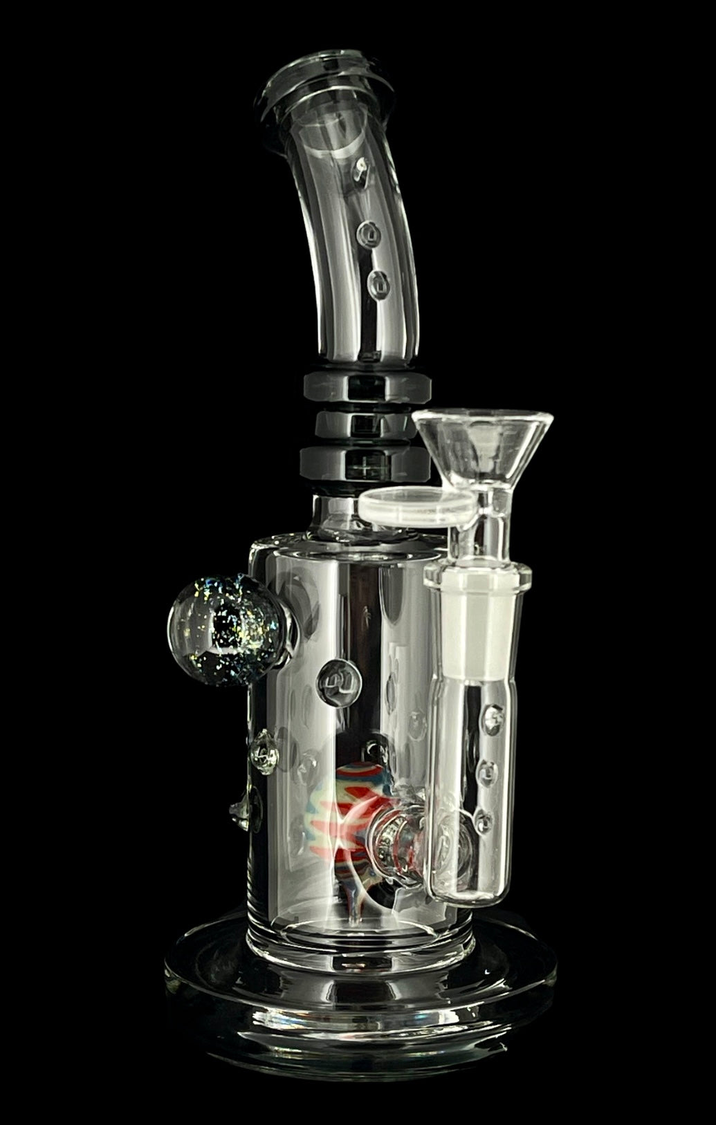 Dicro Marble Wig Wag Perc Rig