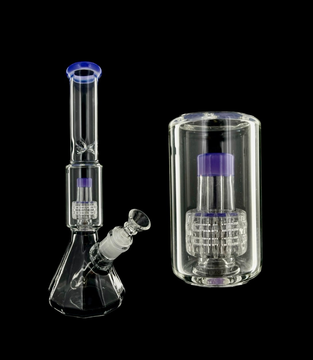 Diamond Base Beaker w/ Perc