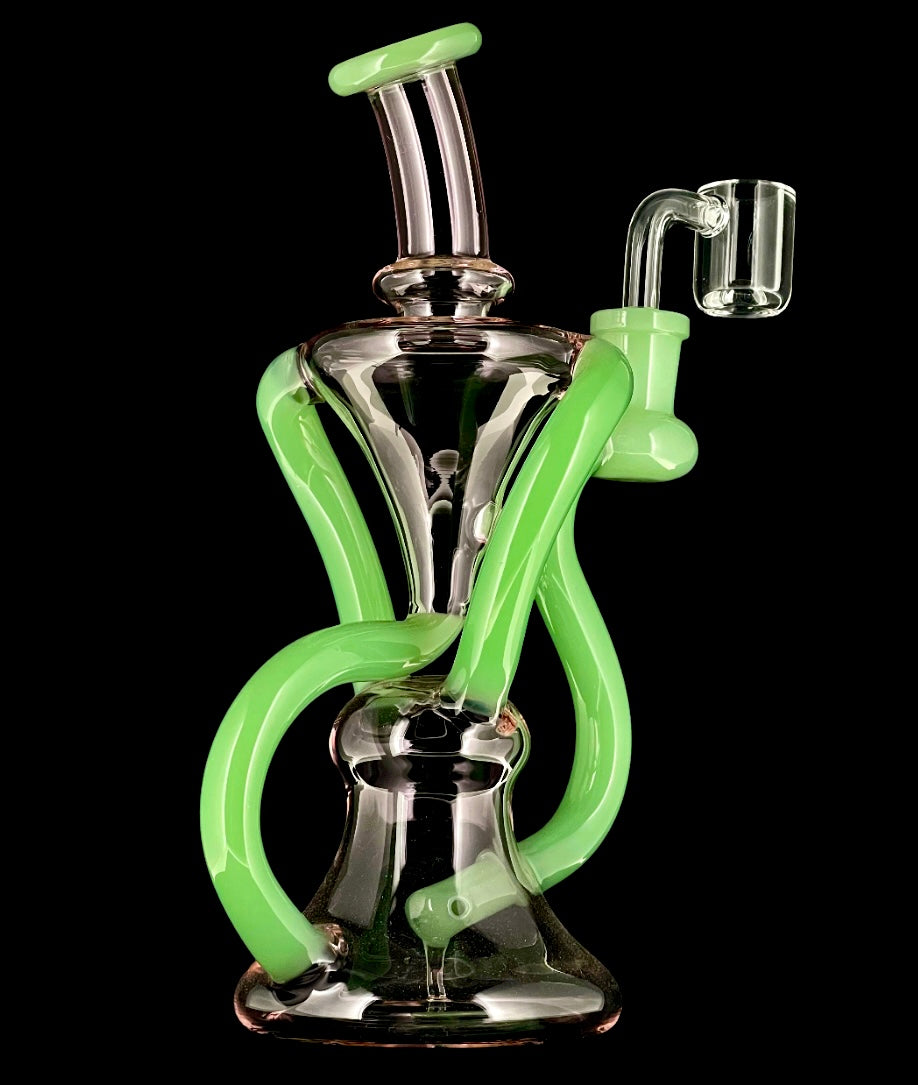 Pink and Green Recycler