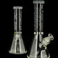 Heavy Honeycomb Sandblasted Beaker