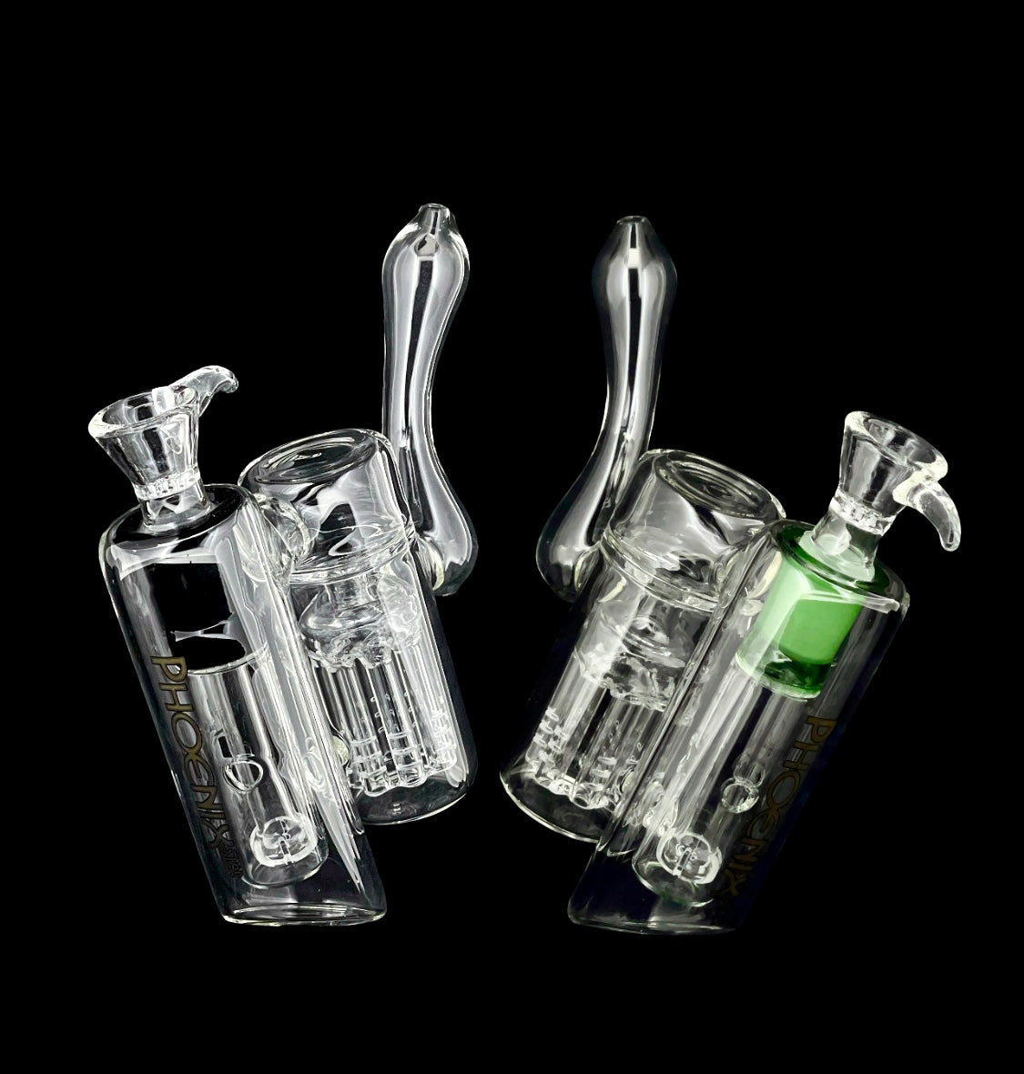 Phoenix Double Bubbler with Tree Perc