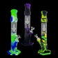 Silicone Straight w/ Glass Showerhead Perc