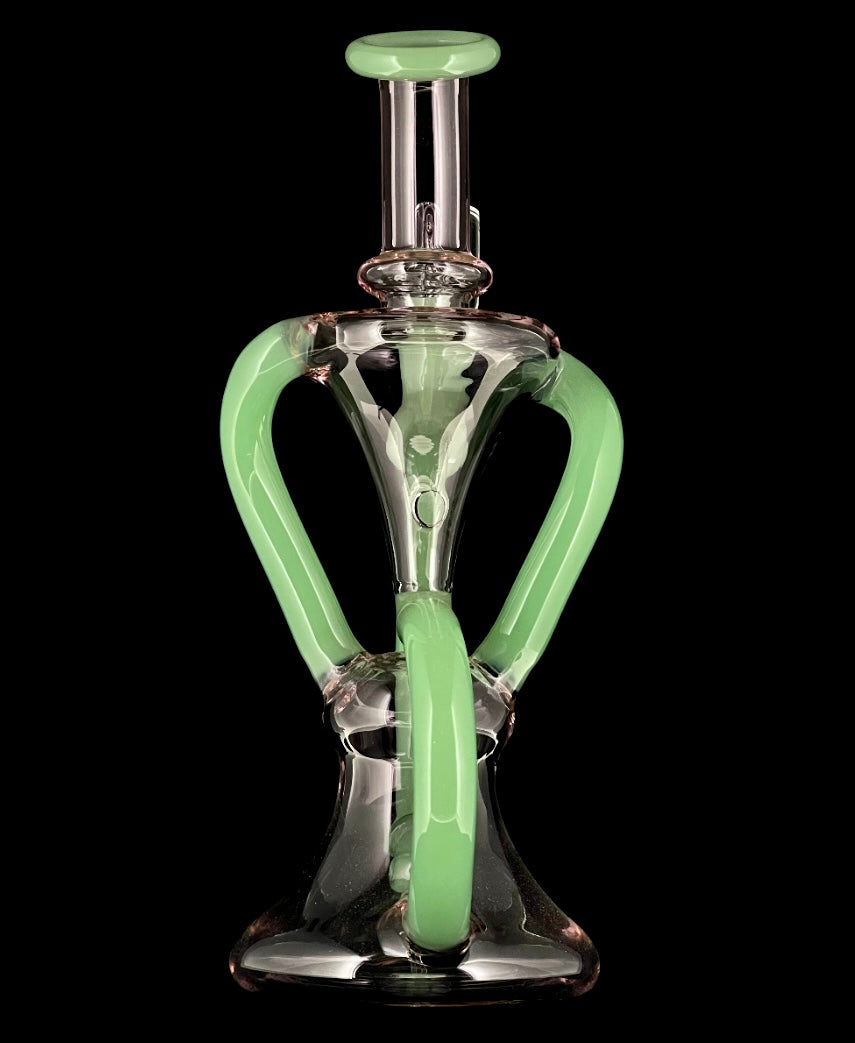 Pink and Green Recycler