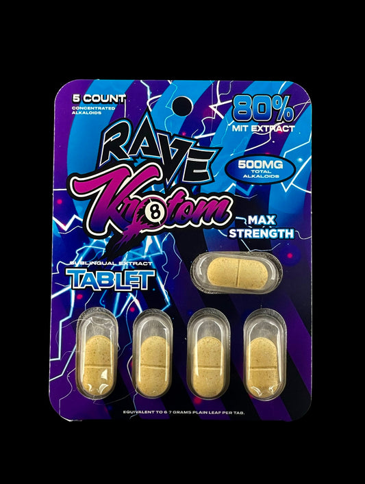 Rave Kratom Tablet