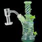 Dan Lee Glass Slime Linework Tube w/ Mushrooms